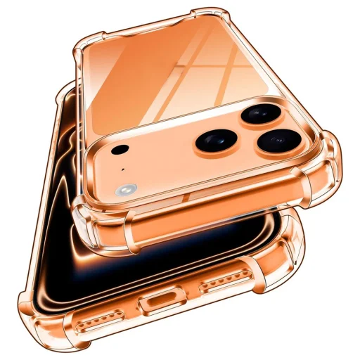  iPhone 18 Pro Max / 17 Pro Max átlátszó hibrid akril- és TPU-tok kameravédelemmel - 1
