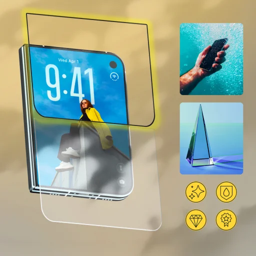  iPhone Duo átlátszó edzett üveg – Wozinsky EasyFit Clear Glass, 2 db - 7