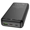 HOCO J87A Tracker 20 000 mAh külső akkumulátor, PD, QC3.0, 20 W, 3 A, fekete thumbnail