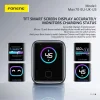 FONENG MAX70-EU GaN PD 45 W-os hálózati töltő TFT-kijelzővel és USB-C–USB-C kábellel, fekete thumbnail