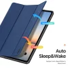  Samsung Galaxy Tab S12 Plus kék Dux Ducis Domo könyvtok S Pen-tartóval thumbnail