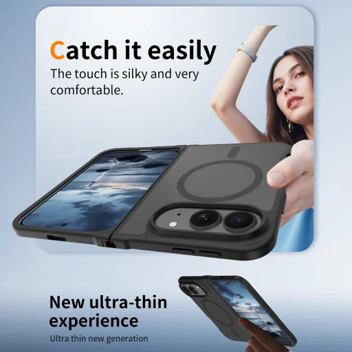  iPhone Duo matt fekete Techsuit PureFrost MagSafe tok - 5