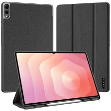  Samsung Galaxy Tab S12 Ultra / Tab S11 Ultra fekete Dux Ducis Domo könyvszerű tok S Pen-tartóval