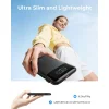 Veger Fuerza 10 (W1212B) 10 000 mAh-s külső akkumulátor beépített USB-C és Lightning kábellel, 20 W, fekete thumbnail