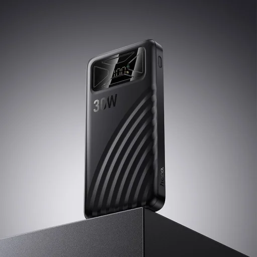 Hoco Q42 10 000 mAh-s, 30 W-os külső akkumulátor, fekete - 7