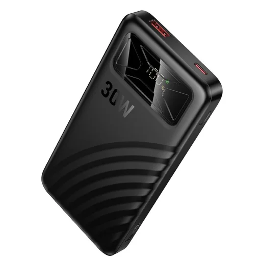 Hoco Q42 10 000 mAh-s, 30 W-os külső akkumulátor, fekete - 1