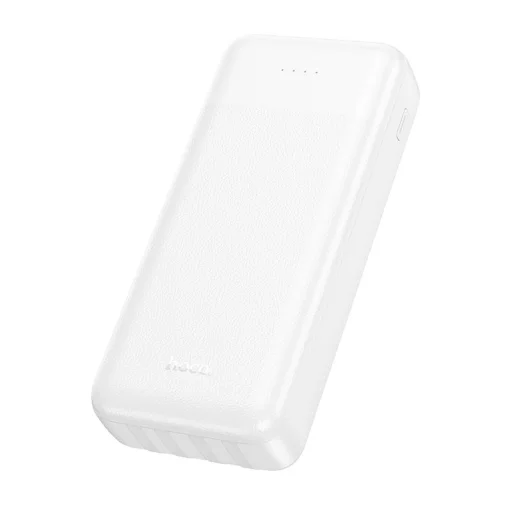 Hoco J163A 20 000 mAh külső akkumulátor négy beépített kábellel, fehér - 2