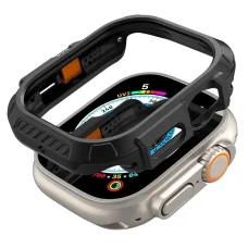  Apple Watch Ultra 4 / 3 / 2 / 1 (49 mm) fekete Spigen Lock Fit (ACS06208) tok