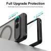  Sony Xperia 10 VIII fekete Techsuit HaloFrost II MagSafe tok thumbnail