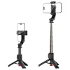 Acefast E42 szelfibot automatikusan nyíló állvánnyal és Bluetooth-távirányítóval, 63 cm, fekete thumbnail