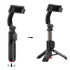 Acefast E42 szelfibot automatikusan nyíló állvánnyal és Bluetooth-távirányítóval, 63 cm, fekete thumbnail