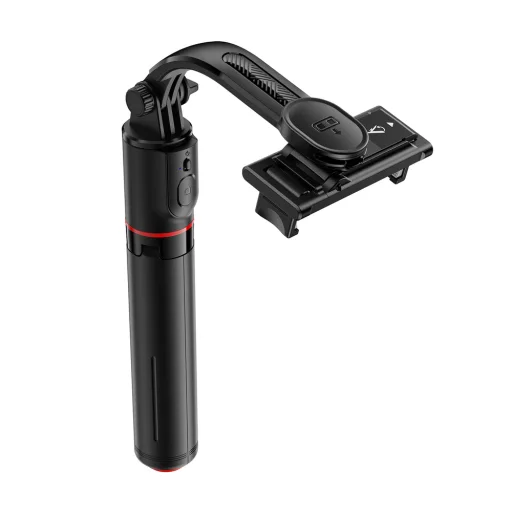 Acefast E42 szelfibot automatikusan nyíló állvánnyal és Bluetooth-távkioldóval, 1,05 m, fekete - 3