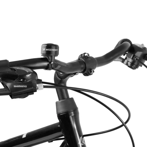 Wozinsky WDR-B1 mechanikus csengő kerékpárhoz és rollerhez, fekete - 3
