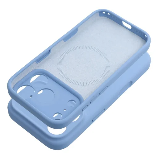 iPhone 18 Pro Max / iPhone 17 Pro Max világoskék Forcell F-Protect Rubber Premium MagSafe-kompatibilis tok - 2