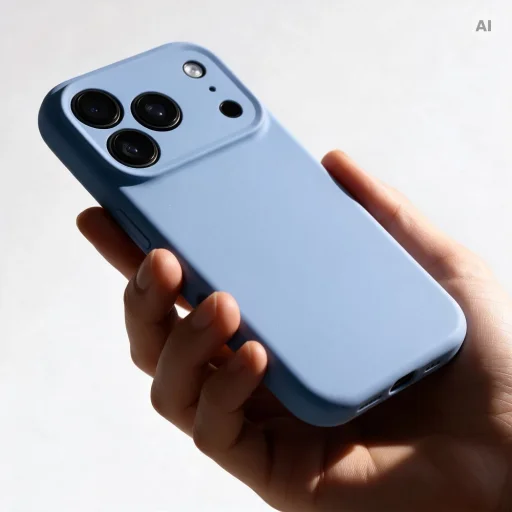  iPhone 18 Pro Max / iPhone 17 Pro Max világoskék Forcell F-Protect Rubber Premium MagSafe-kompatibilis tok - 4