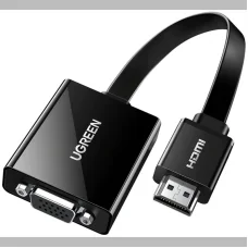 UGREEN CM611 (90813) HDMI–VGA videoadapter, fekete