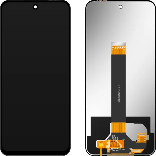 MP LCD kijelzőmodul TCL 60 SE / 605 készülékhez, keret nélkül, utángyártott, fekete - 1