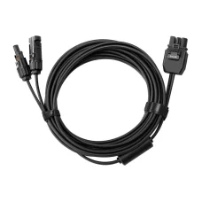 EcoFlow DC013 generátor-napelem bemeneti kábel, 5 m, fekete