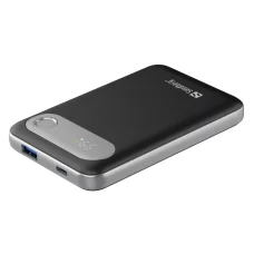 Sandberg 421-16 Travel Powerbank 10000 PD20W hordozható akkumulátor, 10000mAh, 37 Wh, Li-Polimer, LCD kijelző