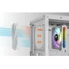 DarkFlash DS900WD ATX fehér számítógépház 4 ventilátorral thumbnail