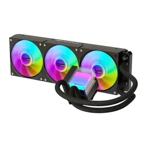 DarkFlash CB360 processzor-vízhűtés ARGB-világítással, fekete - 2