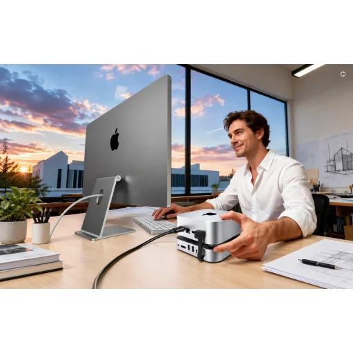 UGREEN CM841B Revodok Pro USB-C dokkolóállomás Mac mini M4 és M4 Pro készülékhez - 5