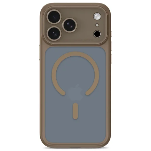  Apple iPhone 17 Pro / 18 Pro készülékhez való Tech-Protect MagPeak MagSafe CC tok, matt sötét szürkésbézs - 3