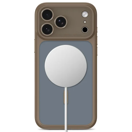  Apple iPhone 17 Pro / 18 Pro készülékhez való Tech-Protect MagPeak MagSafe CC tok, matt sötét szürkésbézs - 4