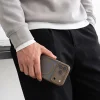  Apple iPhone 17 Pro Max / 18 Pro Max matt sötét szürkésbézs Tech-Protect MagPeak MagSafe CC tok thumbnail