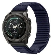  Garmin Fenix 5 / 6 / 6 Pro / 7 / 8 / 8 Pro / E / 9 / 9 Pro (47 mm) Tech-Protect NylonLoop sötétkék óraszíj