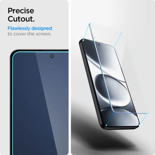  Xiaomi Redmi Note 15 Pro / 17 Pro / 17 Pro Max 5G átlátszó edzett üveg – Spigen Glas.tR Slim, 2 darabos - 6
