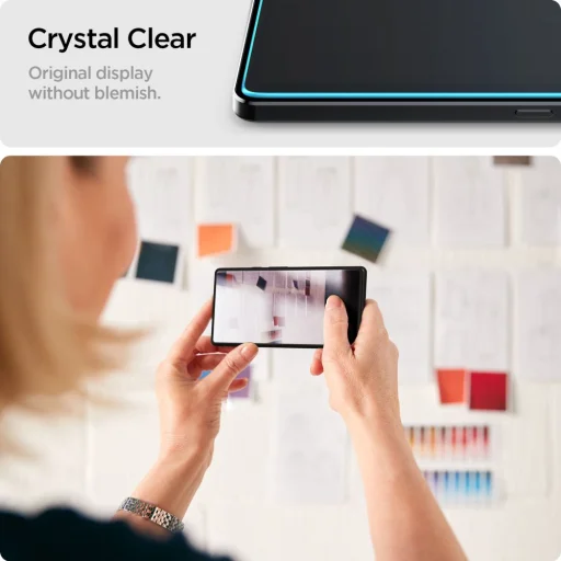  Xiaomi Redmi Note 15 Pro / 17 Pro / 17 Pro Max 5G átlátszó edzett üveg – Spigen Glas.tR Slim, 2 darabos - 8
