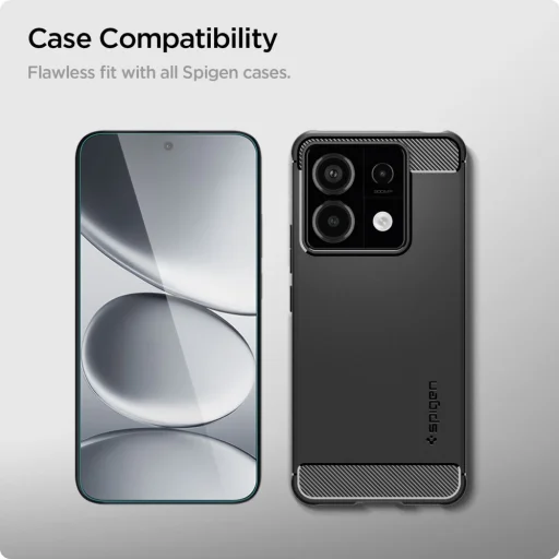  Xiaomi Redmi Note 15 Pro / 17 Pro / 17 Pro Max 5G átlátszó edzett üveg – Spigen Glas.tR Slim, 2 darabos - 10