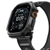  Apple Watch Ultra 1/2/3/4 (49 mm) fekete-szürke Spigen Athlex Air + Rugged Armor tok és óraszíj thumbnail