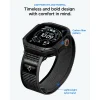  Apple Watch Ultra 1/2/3/4 (49 mm) fekete-szürke Spigen Athlex Air + Rugged Armor tok és óraszíj thumbnail