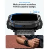  Apple Watch Ultra 1/2/3/4 (49 mm) fekete-szürke Spigen Athlex Air + Rugged Armor tok és óraszíj thumbnail