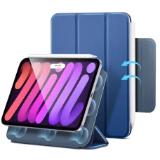  Apple iPad Mini 8 (2026) sötétkék ESR Rebound Magnetic mágneses tok