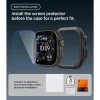  Apple Watch Ultra 1/2/3/4 (49 mm) Spigen Lock Fit tok edzett üveggel, matt fekete thumbnail