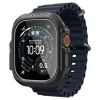  Apple Watch Ultra 1/2/3/4 (49 mm) Spigen Lock Fit tok edzett üveggel, matt fekete thumbnail