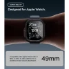  Apple Watch Ultra 1/2/3/4 (49 mm) Spigen Lock Fit tok edzett üveggel, matt fekete thumbnail