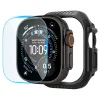  Apple Watch Ultra 1/2/3/4 (49 mm) Spigen Lock Fit tok edzett üveggel, matt fekete thumbnail