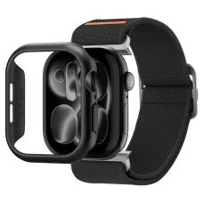  Apple Watch 10 / 11 / 12 (46 mm) fekete Spigen Fit Lite Ultra + Thin Fit tok- és szíjkészlet
