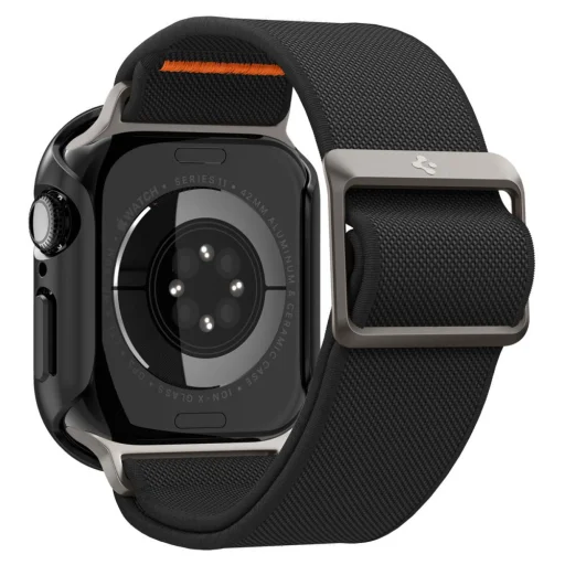  Apple Watch 10 / 11 / 12 (46 mm) fekete Spigen Fit Lite Ultra + Thin Fit tok- és szíjkészlet - 4