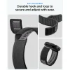  Apple Watch 10 / 11 / 12 (46 mm) órához való fekete-szürke Spigen Athlex Air + Rugged Armor tok és szíj thumbnail