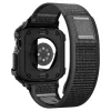  Apple Watch 10 / 11 / 12 (46 mm) órához való fekete-szürke Spigen Athlex Air + Rugged Armor tok és szíj thumbnail