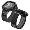 Apple Watch 10 / 11 / 12 (46 mm) órához való fekete-szürke Spigen Athlex Air + Rugged Armor tok és szíj thumbnail