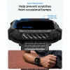  Apple Watch 10 / 11 / 12 (46 mm) órához való fekete-szürke Spigen Athlex Air + Rugged Armor tok és szíj thumbnail