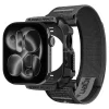  Apple Watch 10 / 11 / 12 (46 mm) órához való fekete-szürke Spigen Athlex Air + Rugged Armor tok és szíj thumbnail