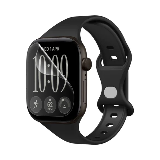  Apple Watch 12 (42 mm) Spigen Elite Shield EZ Fit átlátszó hidrogél kijelzővédő fólia, 2 db - 6