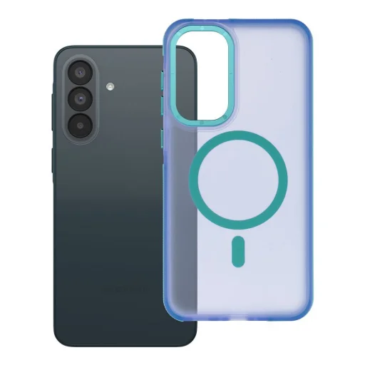  Samsung A36 / A37 kék Forcell F-Protect Vivid Premium MagSafe-kompatibilis tok - 5